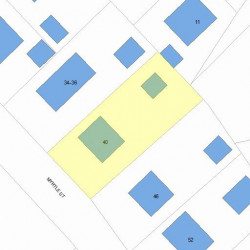 40 Myrtle St, Newton, MA 02465 plot plan