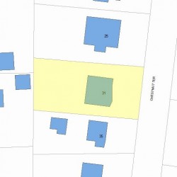 31 Chestnut Ter, Newton, MA 02459 plot plan