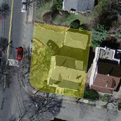 2 Cannon St, Newton, MA 02461 aerial view