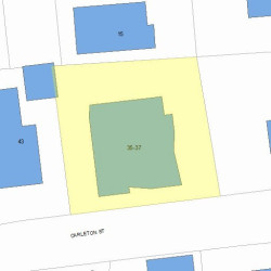 35 Carleton St, Newton, MA 02458 plot plan