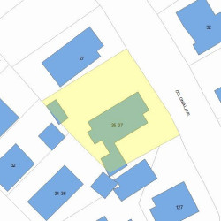 35 Colonial Ave, Newton, MA 02460 plot plan