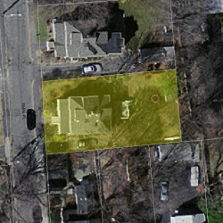 26 Park Pl, Newton, MA 02460 aerial view