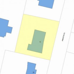 15 Jameson Rd, Newton, MA 02458 plot plan