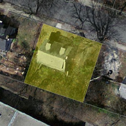 28 Clark Rd, Newton, MA 02465 aerial view