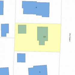 525 Lowell Ave, Newton, MA 02460 plot plan