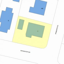 3 Parmenter Ter, Newton, MA 02465 plot plan