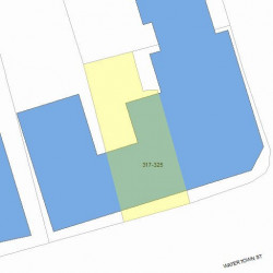 321 Watertown St, Newton, MA 02458 plot plan