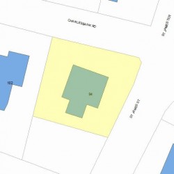 94 Charlesbank Rd, Newton, MA 02458 plot plan