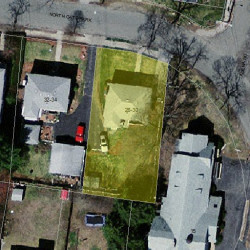 28 Gate Park, Newton, MA 02465 aerial view