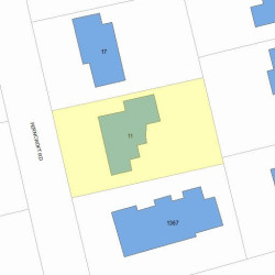 11 Ferncroft Rd, Newton, MA 02468 plot plan