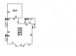 24 Bellevue St, Newton, MA 02458 floor plan