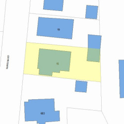 15 Ransom Rd, Newton, MA 02459 plot plan