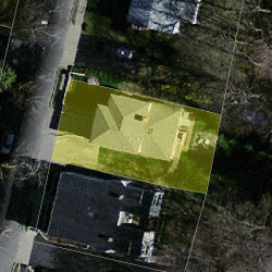 27 John St, Newton, MA 02459 aerial view