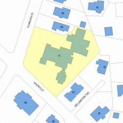 76 Eldredge St, Newton, MA 02458 plot plan