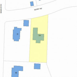 194 Moffat Rd, Newton, MA 02468 plot plan