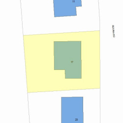 17 Regina Rd, Newton, MA 02466 plot plan