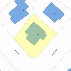 37 Knowles St, Newton, MA 02459 plot plan