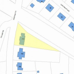 770 Chestnut St, Newton, MA 02468 plot plan