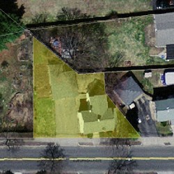 45 Auburndale Ave, Newton, MA 02465 aerial view