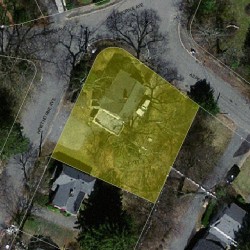 33 Aspen Ave, Newton, MA 02466 aerial view