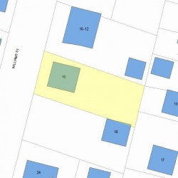 16 Williams St, Newton, MA 02464 plot plan