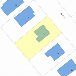 41 Wade St, Newton, MA 02461 plot plan