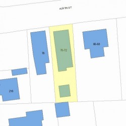 70 Austin St, Newton, MA 02460 plot plan