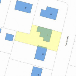 9 Princeton St, Newton, MA 02458 plot plan