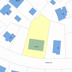 88 Ripley St, Newton, MA 02459 plot plan