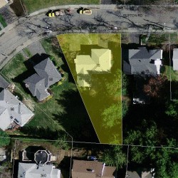 78 Clifton Rd, Newton, MA 02459 aerial view