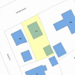 832 Watertown St, Newton, MA 02465 plot plan