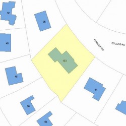 103 Collins Rd, Newton, MA 02468 plot plan