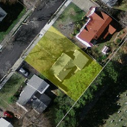 107 Spiers Rd, Newton, MA 02459 aerial view