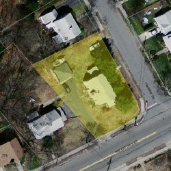 6 Fairway Dr, Newton, MA 02465 aerial view