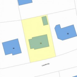 50 Chapin Rd, Newton, MA 02459 plot plan