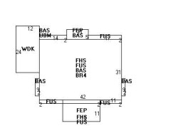 155 Eastbourne Rd, Newton, MA 02459 floor plan