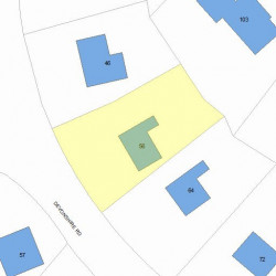 56 Devonshire Rd, Newton, MA 02468 plot plan