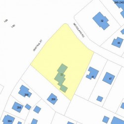 33 Woodland Rd, Newton, MA 02466 plot plan