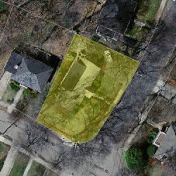 37 Burr Rd, Newton, MA 02459 aerial view