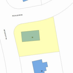 56 Woodcliff Rd, Newton, MA 02461 plot plan