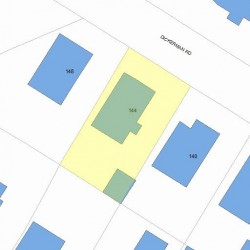 144 Dickerman Rd, Newton, MA 02461 plot plan