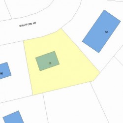 60 Stratford Rd, Newton, MA 02465 plot plan
