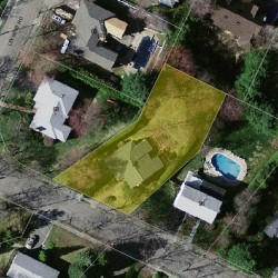 88 Levbert Rd, Newton, MA 02459 aerial view