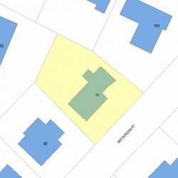 94 Fessenden St, Newton, MA 02460 plot plan