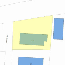 11 Warren Ter, Newton, MA 02459 plot plan