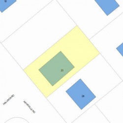 20 Asheville Rd, Newton, MA 02462 plot plan