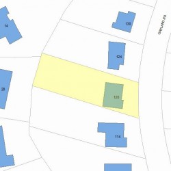 120 Garland Rd, Newton, MA 02459 plot plan