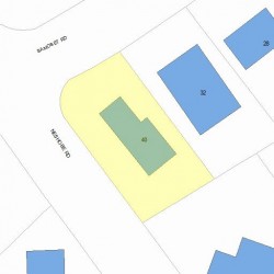 40 Neshobe Rd, Newton, MA 02468 plot plan