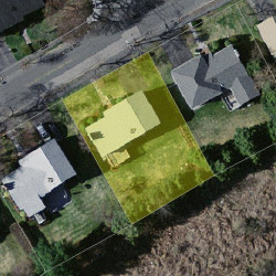 87 Brandeis Rd, Newton, MA 02459 aerial view