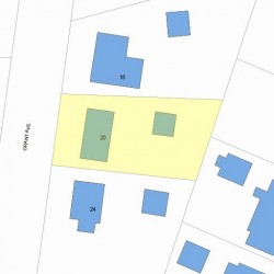20 Grant Ave, Newton, MA 02459 plot plan